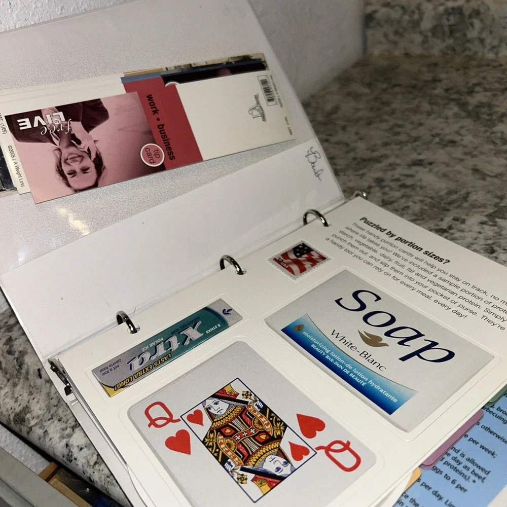Free to Live: LA Weight Loss Success Kit Ring‎ Binder Book Portion Size